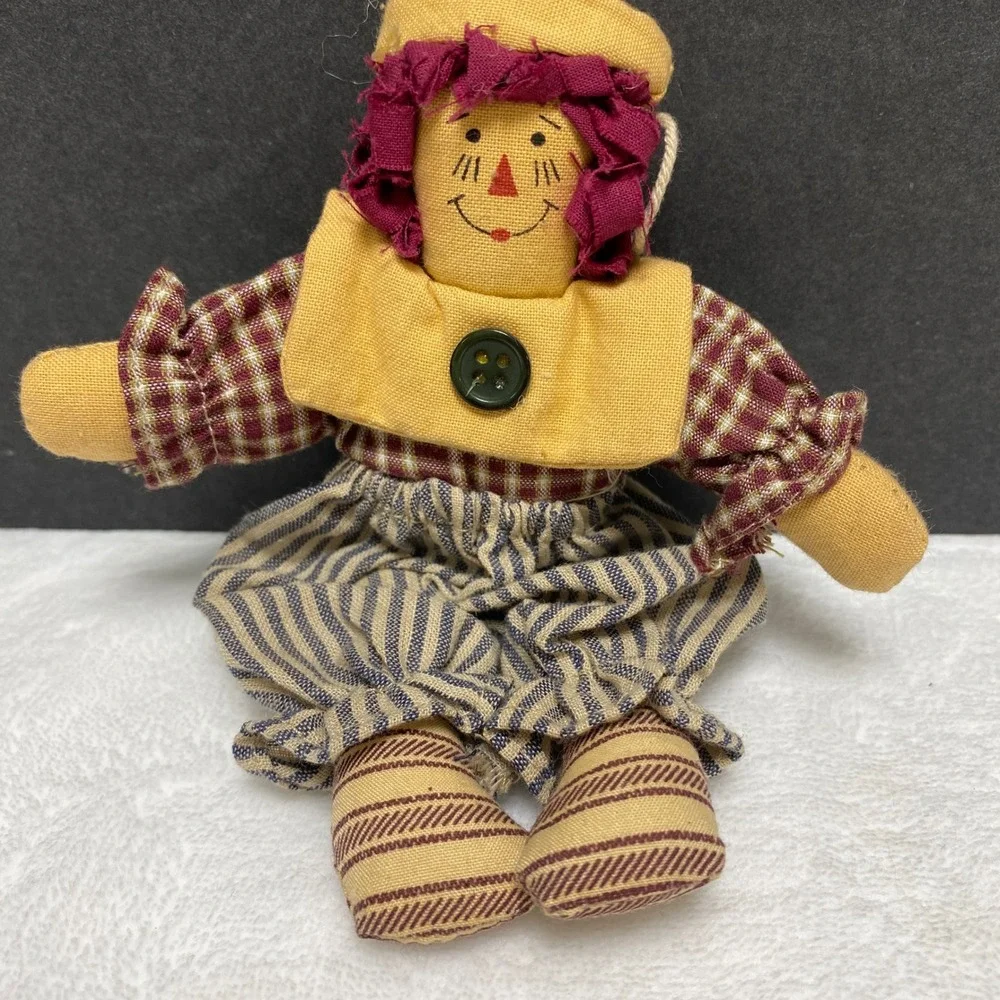Primitive Folk Art Doll‎ Stuffed Country Farmhouse Rustic Americana Decor